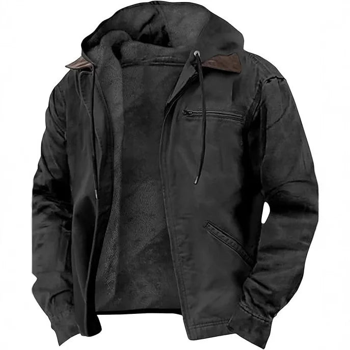 Men’s Casual Zip Jacket for Spring and Autumn