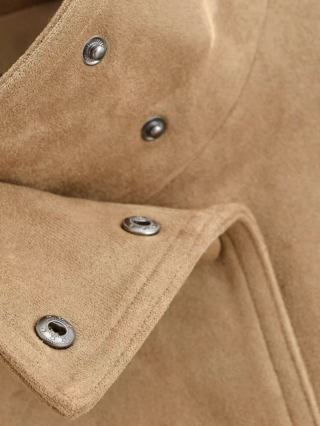 Women Brown Faux Leather Jackets Chic Casual Long Sleeve Lapel Loose Zipper Drawstring Coats Autumn Winter Streetwears Coats Padilla Innovations LLC