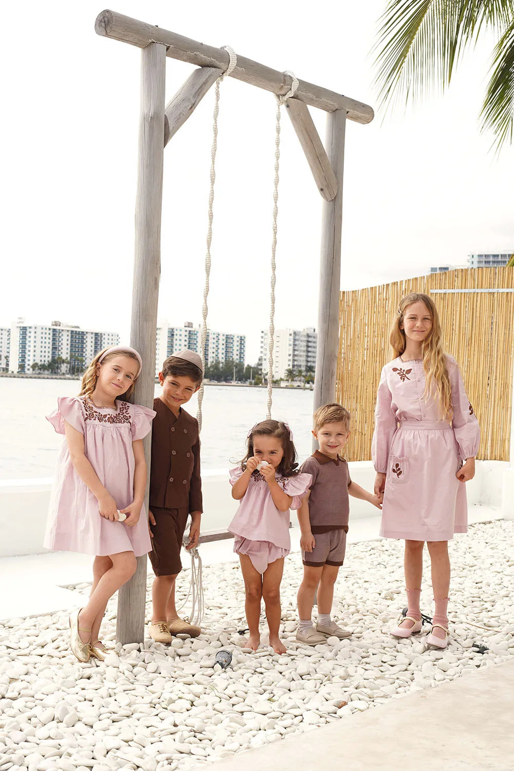 AP Chocolate Family Matching Clothing Set
