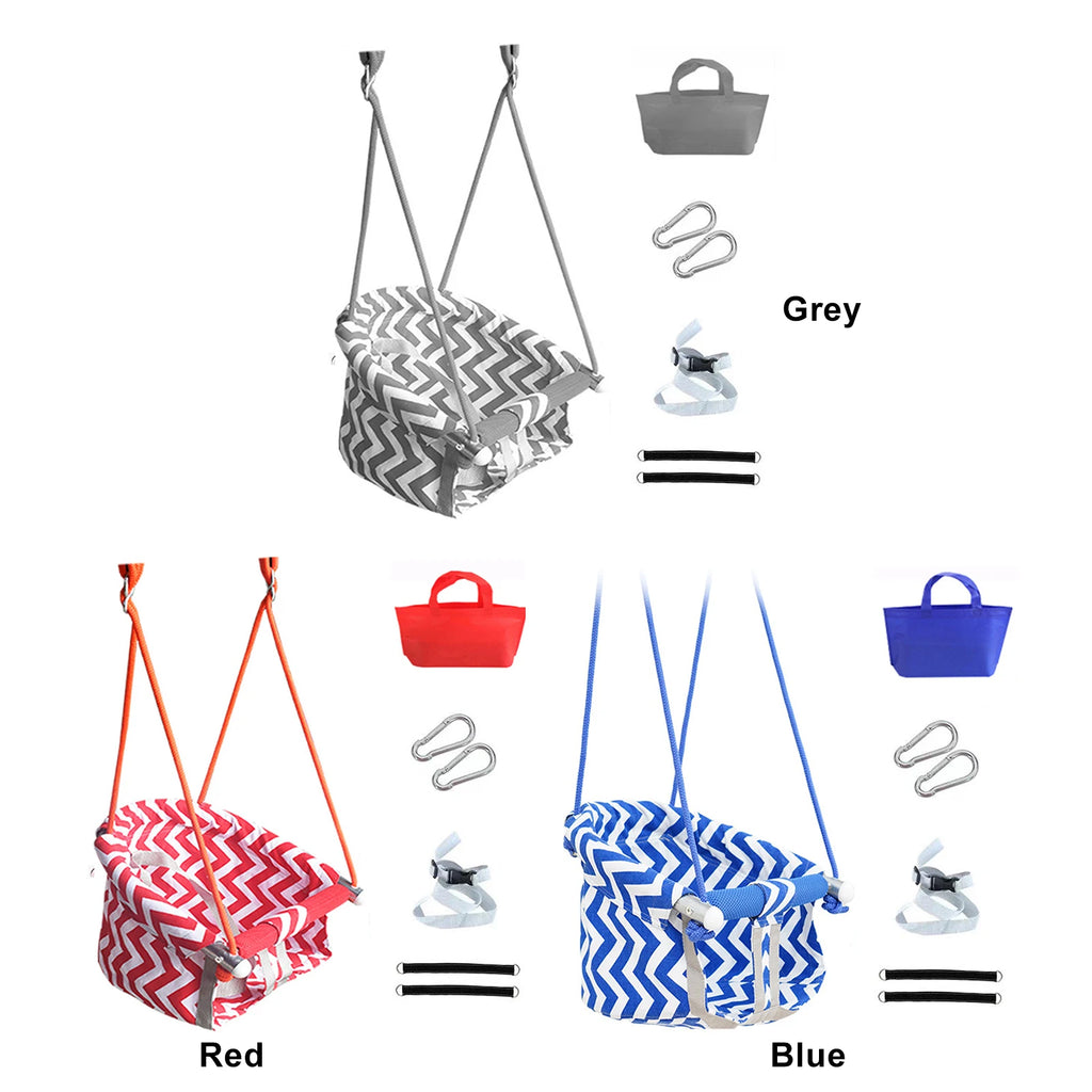 Adjustable High-Back Toddler Bucket Swing
