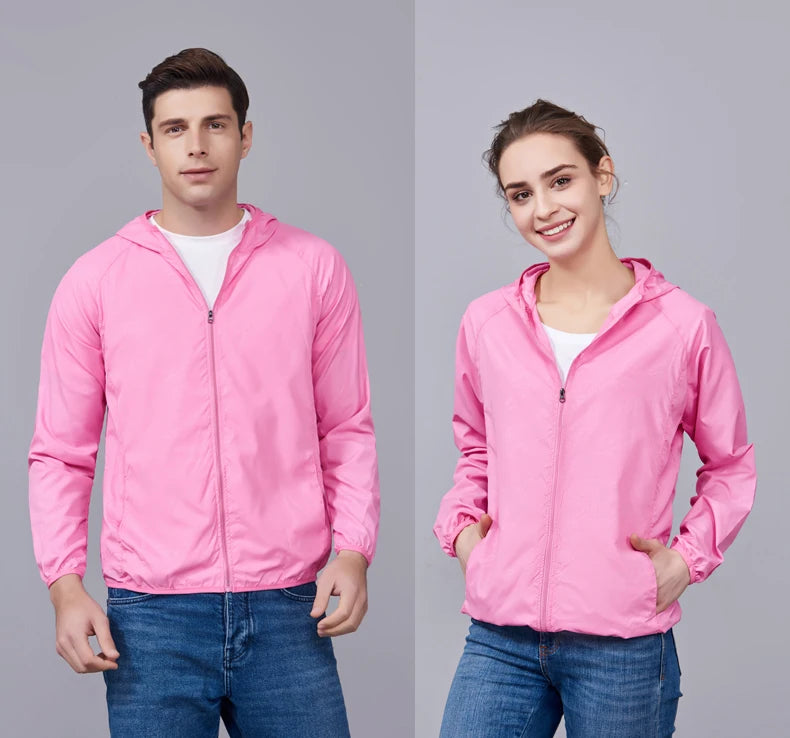 Chaqueta de senderismo ligera unisex JNLN