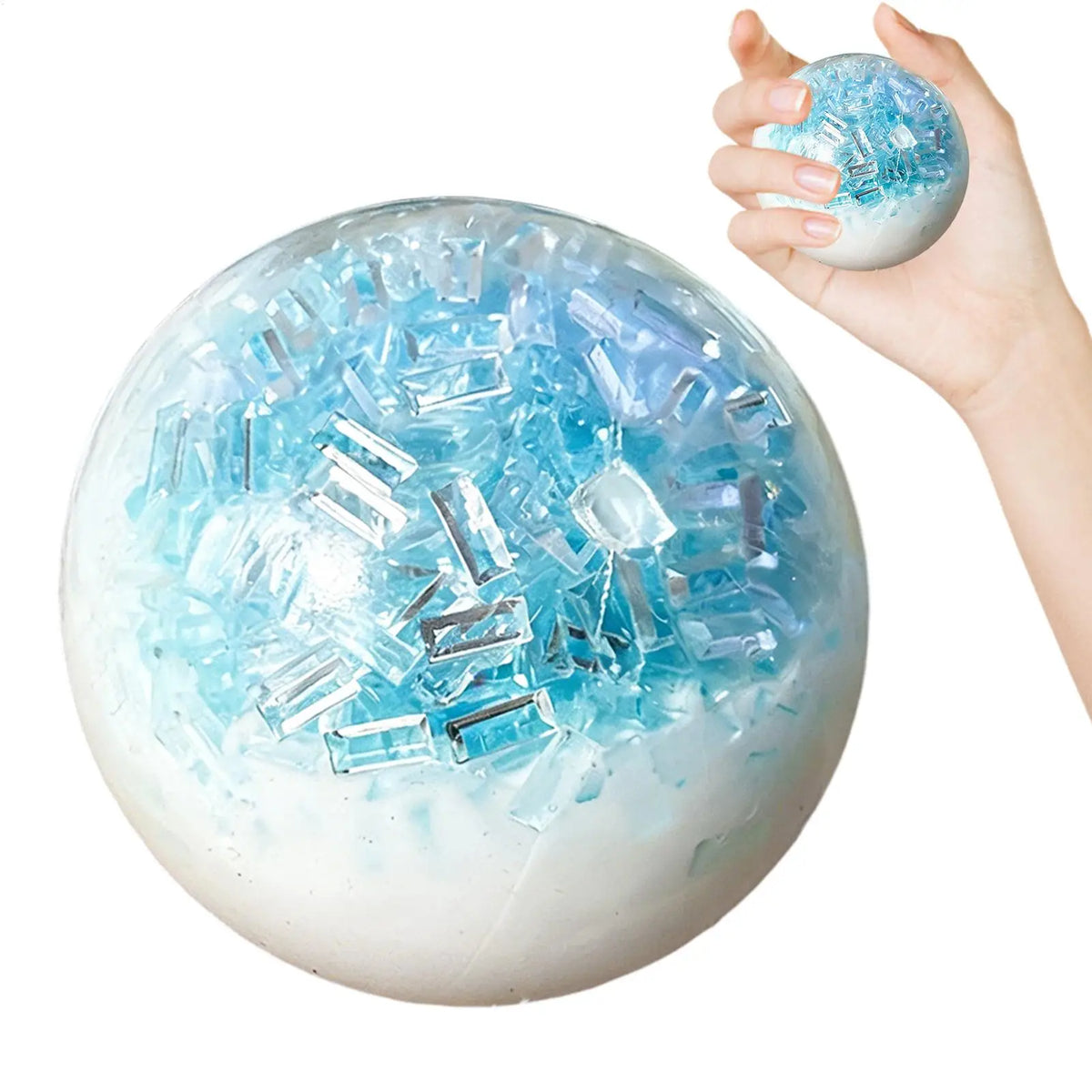 Stress Ball Crunchy Squeeze Noisy Squeeze Toys  Stress Relief Ball Toy Anti Anxiety Toys For Kids Teens AdultsStudying Working