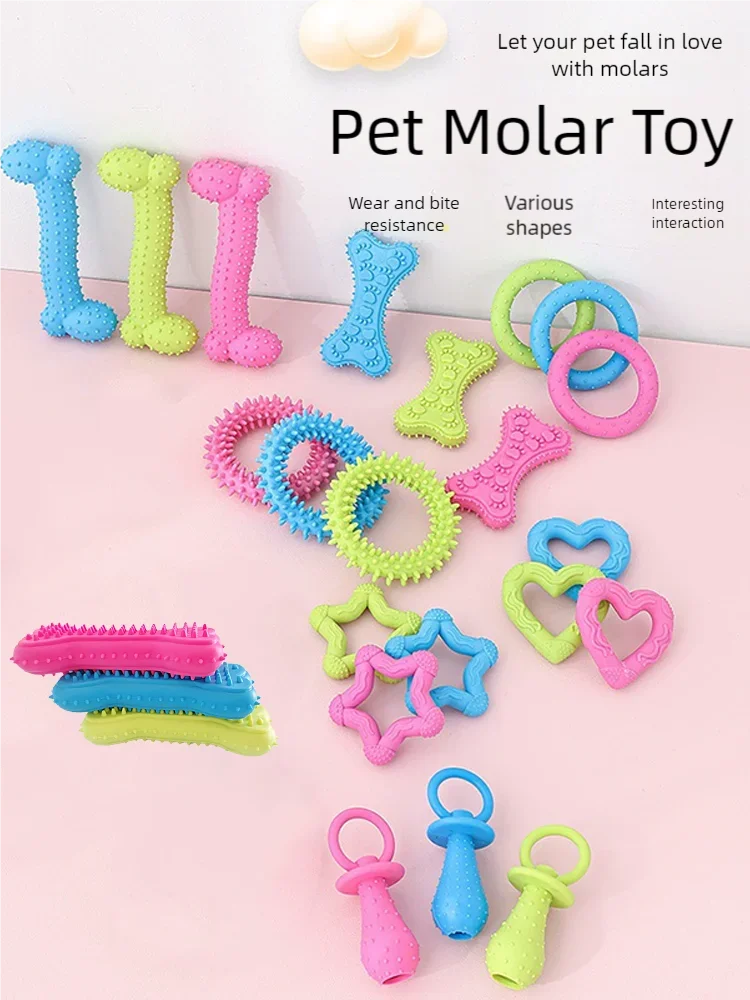 Bone-Shaped Bite-Resistant Dog Chew Toy