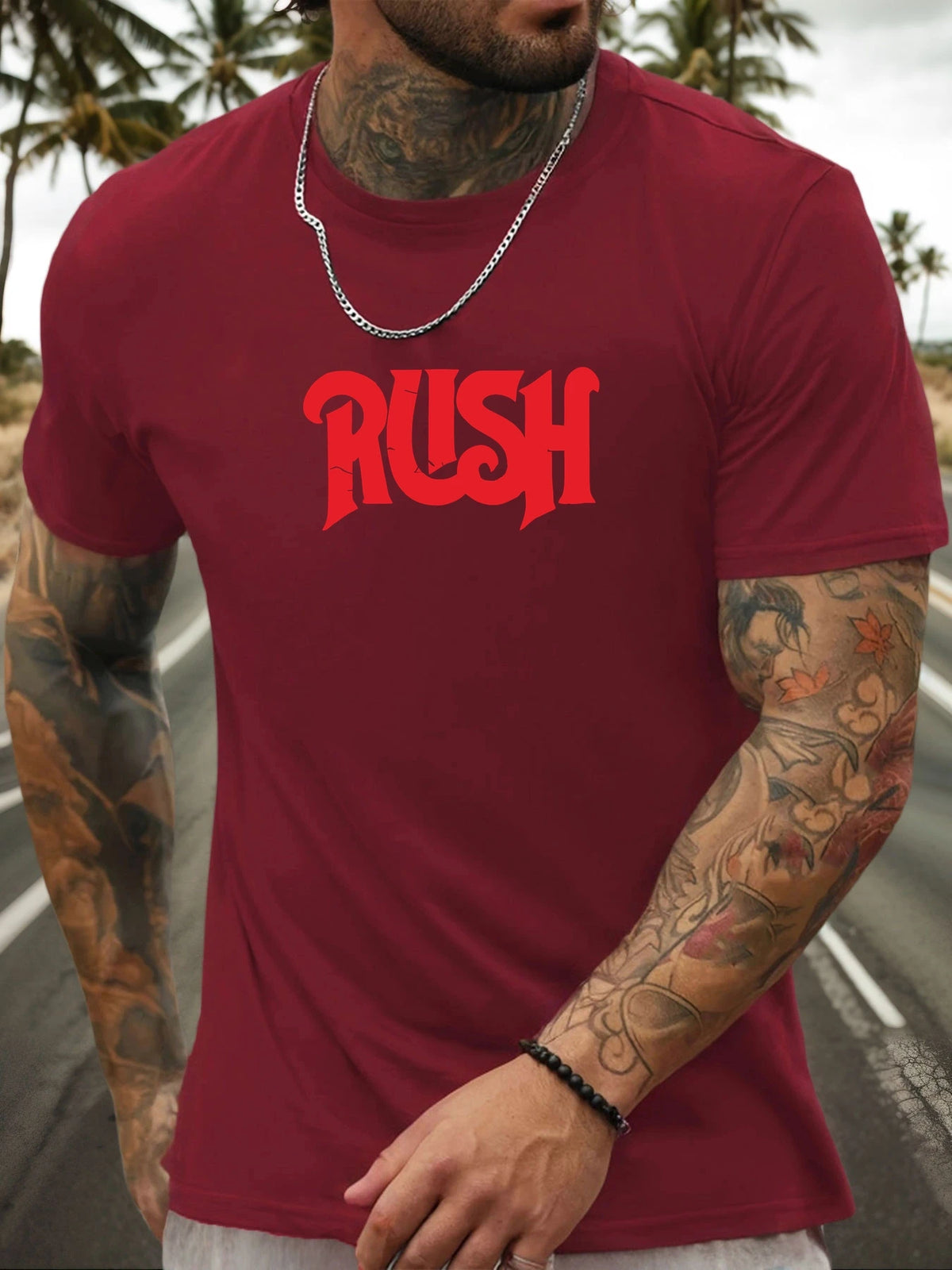 Men’s RUSH 100% Cotton Graphic T-Shirt