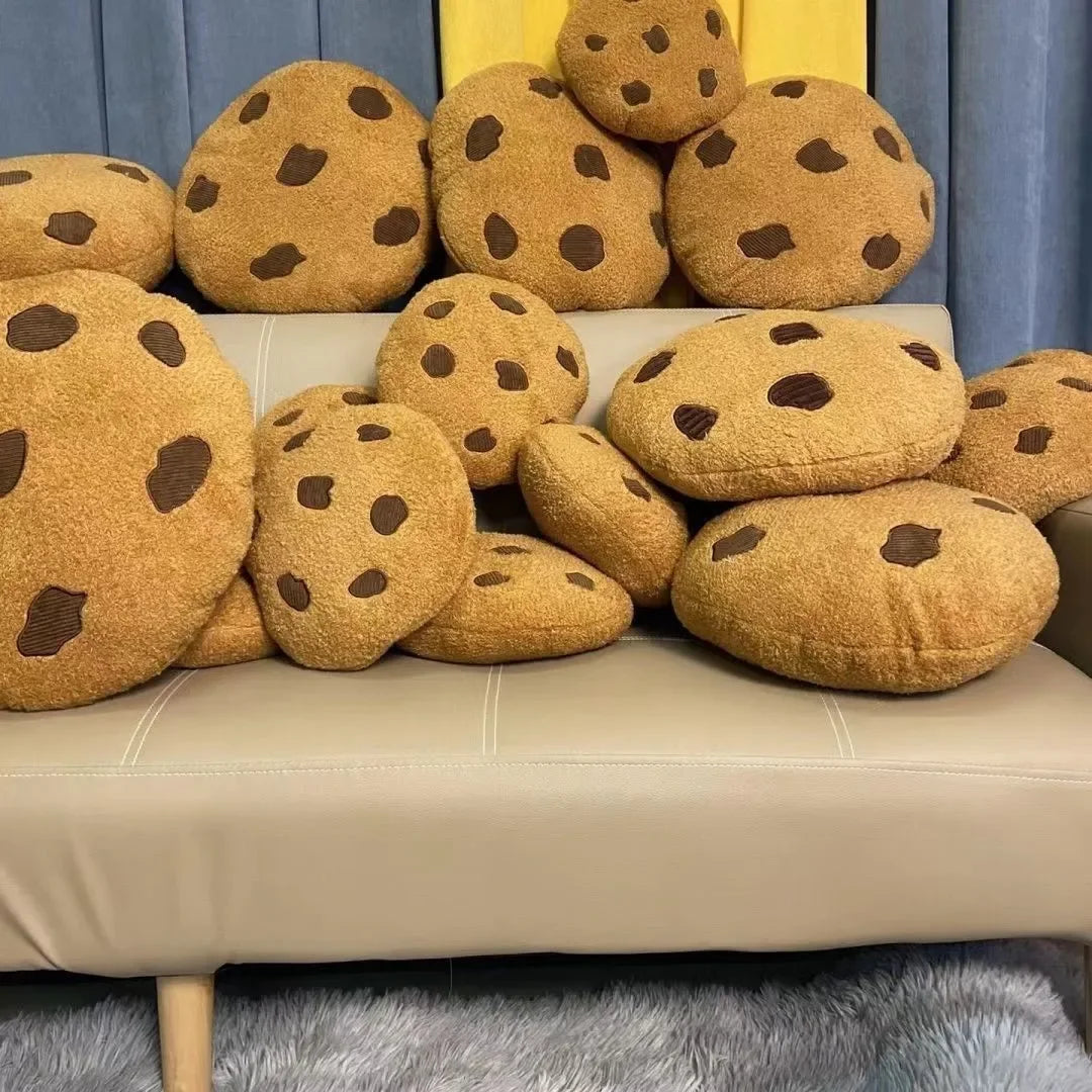 Chocolate Chip Cookie Plush Pillow