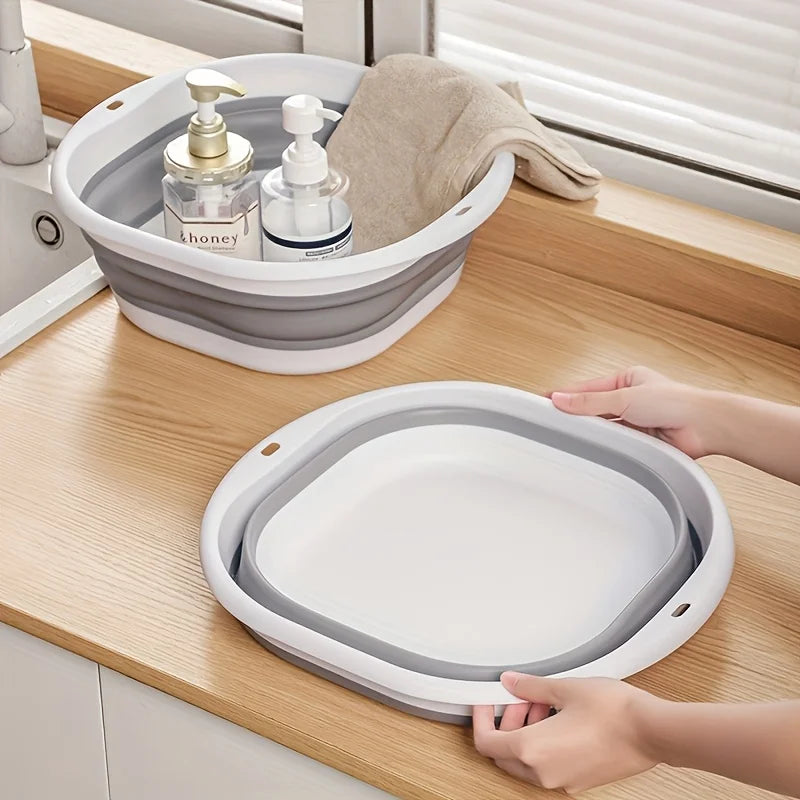 3-Piece Foldable Multipurpose Wash Basin Set