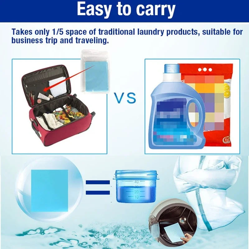 Volume laundry soap New Formula Laundry Detergent Sheet Nano Concentrated Washing Powder For Washing Machine Cleaner Cleaning