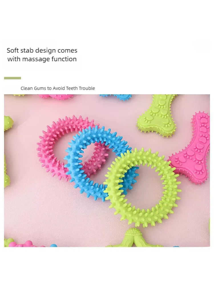 Bone-Shaped Bite-Resistant Dog Chew Toy