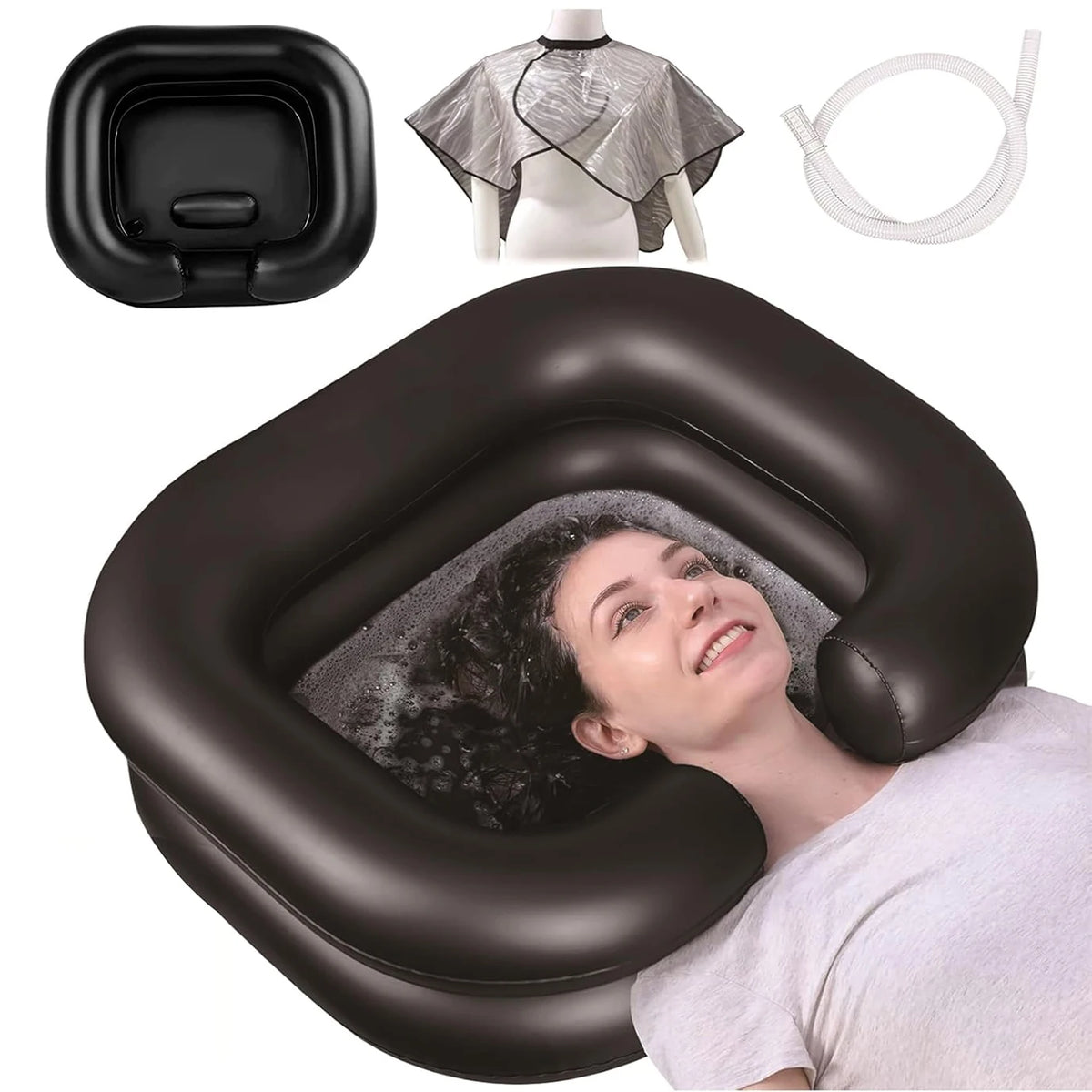 Portable Bedside Hair-Washing Basin