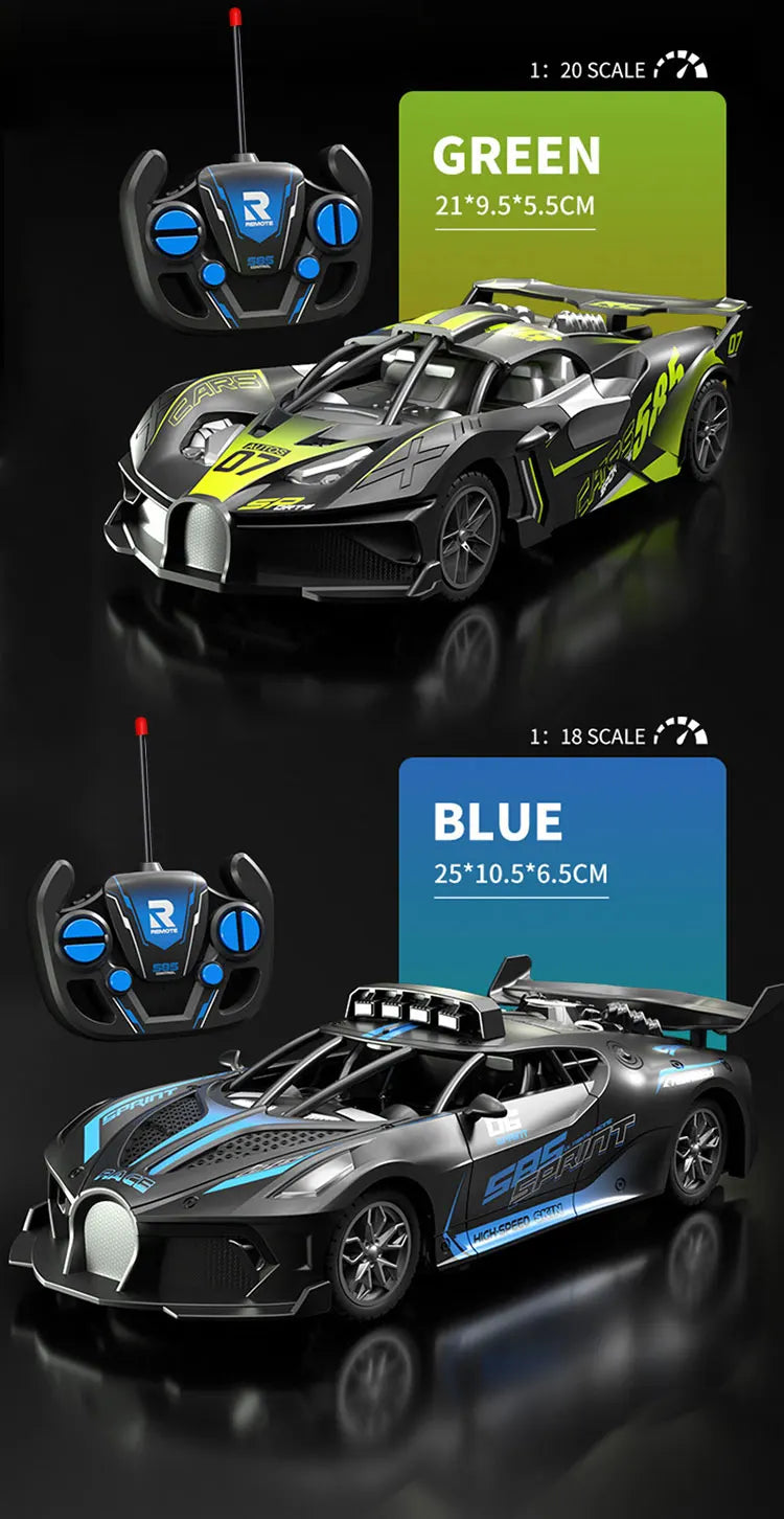 1/18 Rc Car Remote Control Cars High Speed Drift Sport Vehicle Sports Racing Car Toy Model Children Toys for Boys Birthday Gifts