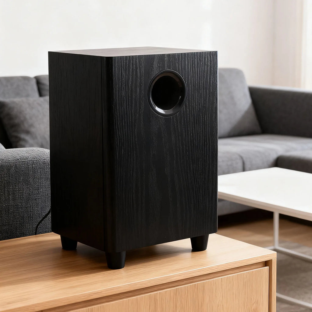 100W Home Subwoofer 6.5 Inch Independent Passive Subwoofer Speaker Plug and Play Passive Subwoofer Speaker for Theater Party