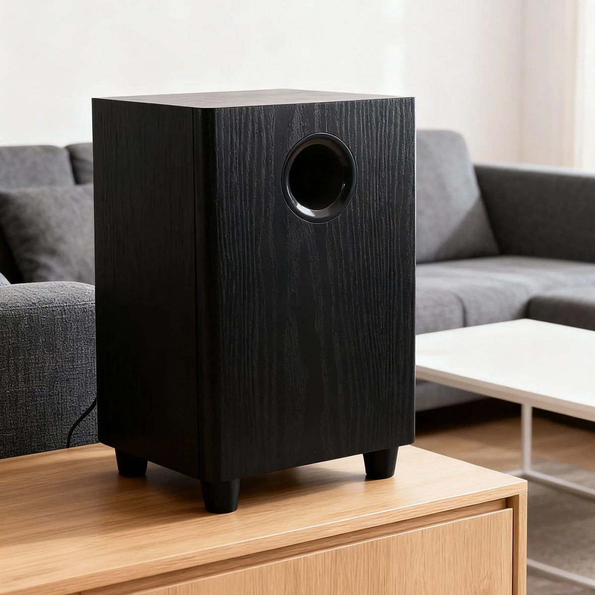 100W Home Subwoofer 6.5 Inch Independent Passive Subwoofer Speaker Plug and Play Passive Subwoofer Speaker for Theater Party