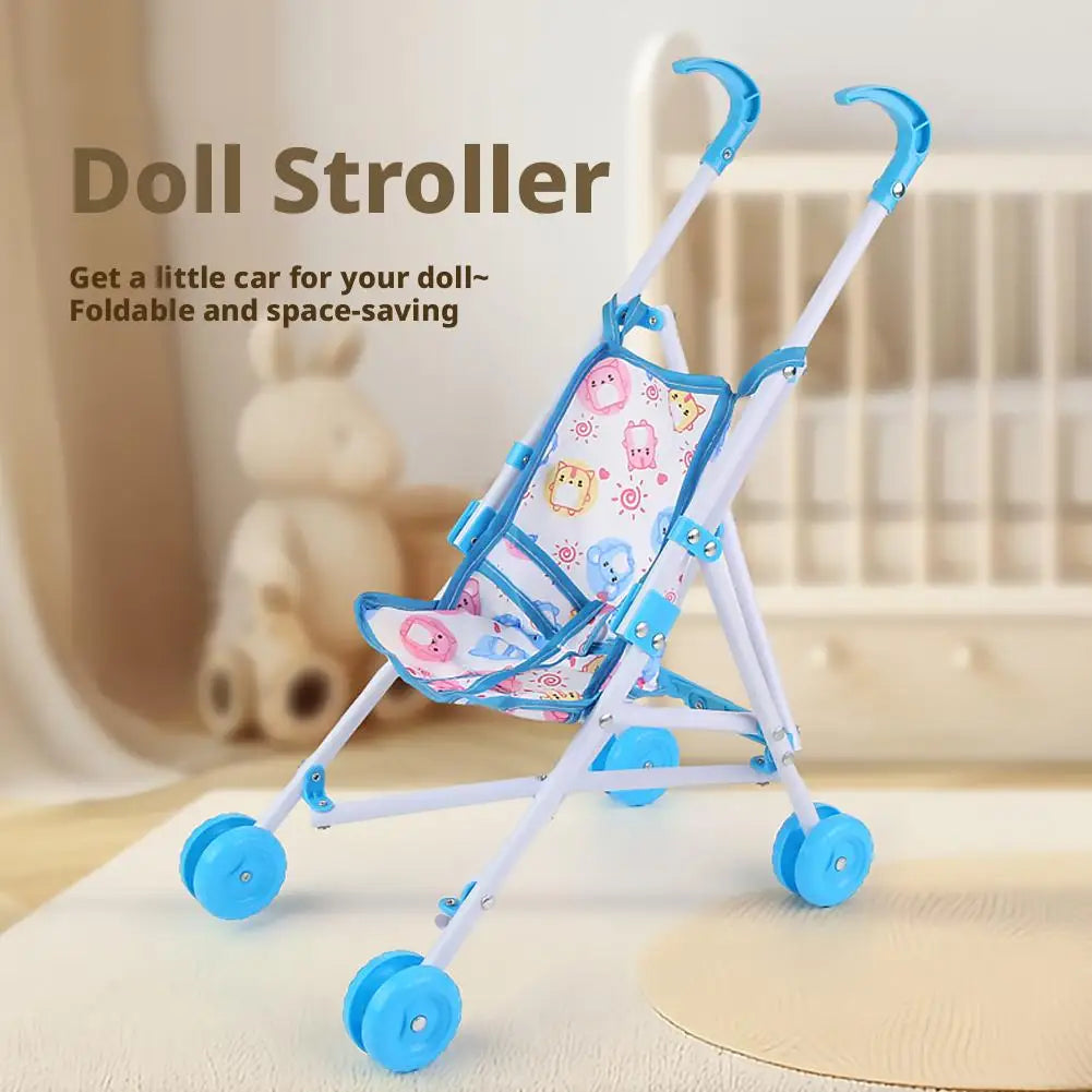 Foldable Doll Stroller Toy