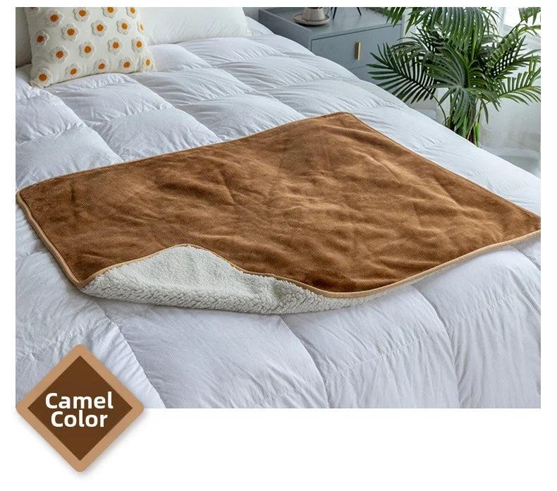 Waterproof Pet Blankets for Beds Soft Sherpa Fleece Dog Cat Blanket Double Side Flannel Warm Sofa Throw Blanket Pet Sleeping Mat Padilla Innovations LLC