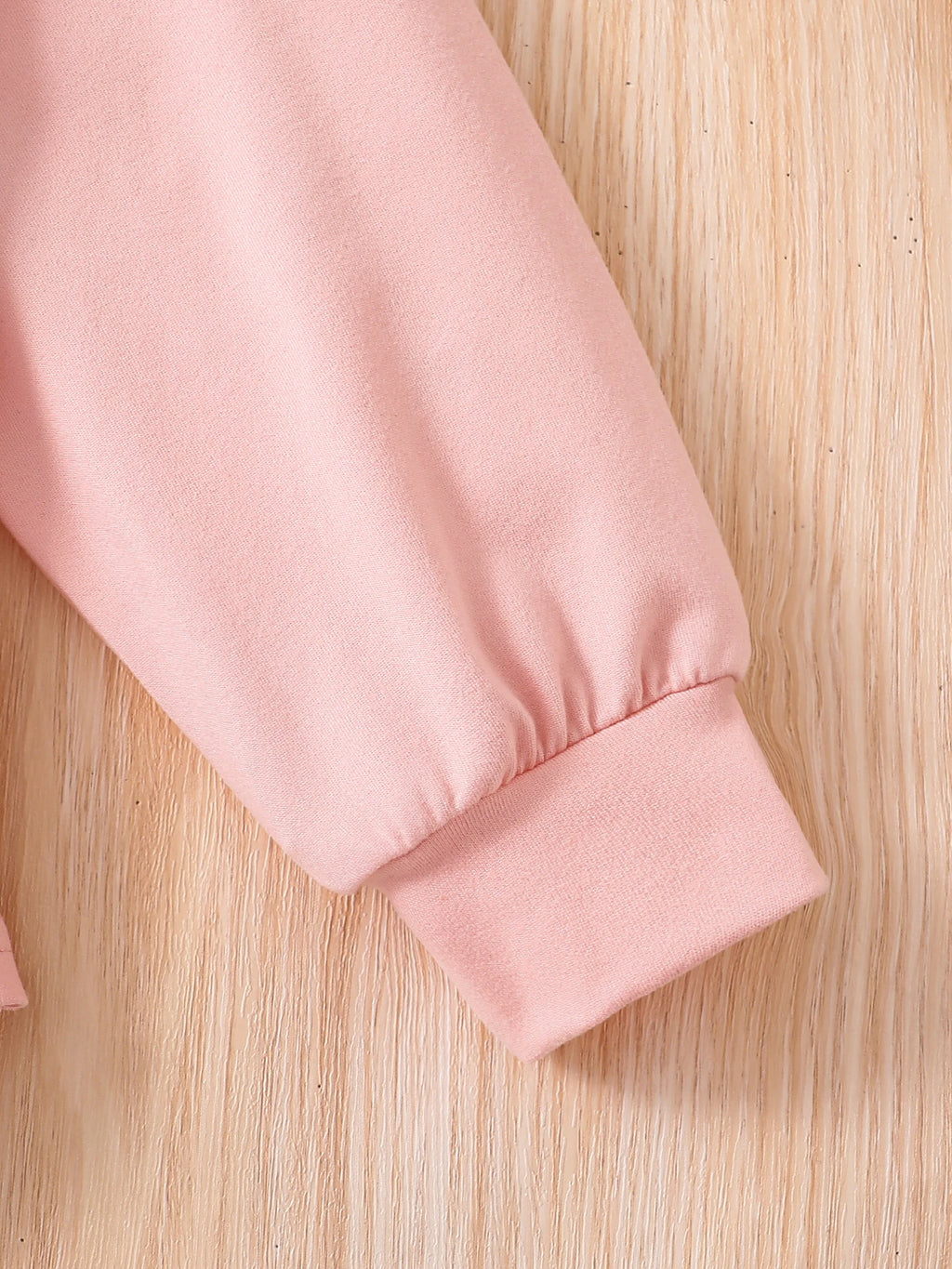Girls’ Pink Cartoon 2-Piece Top & Pants Set