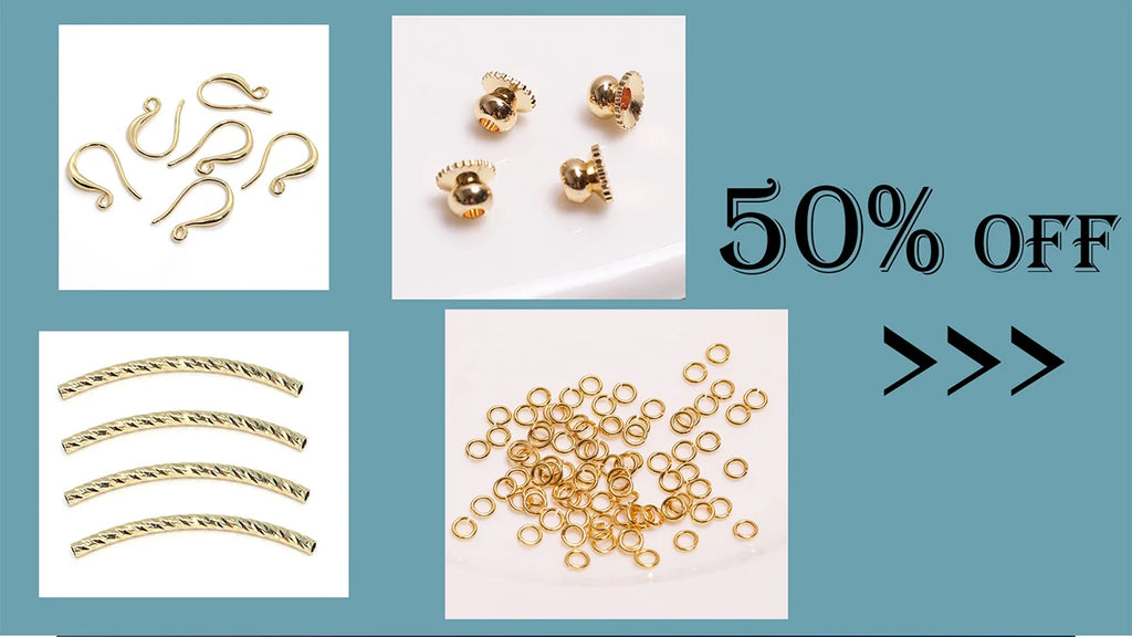 14K Gold-Plated Brass Jewelry-Making Chain