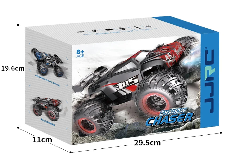 1:18 Remote Control Car 25KM/h with Led Lights 2.4G Inductor RC Off-Road Cars High Speed Brushless Motor Children Toys