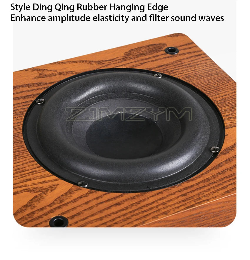6.5-inch Large Magnetic Steel Subwoofer With Ultra-low Frequency And Passive Subwoofer 2.1 5.1 Home Theater Wooden Sound System