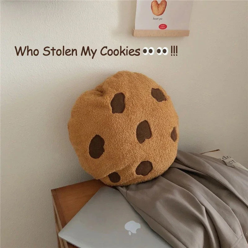 Chocolate Chip Cookie Plush Pillow