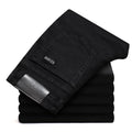 Men’s Black Straight-Leg Denim Jeans