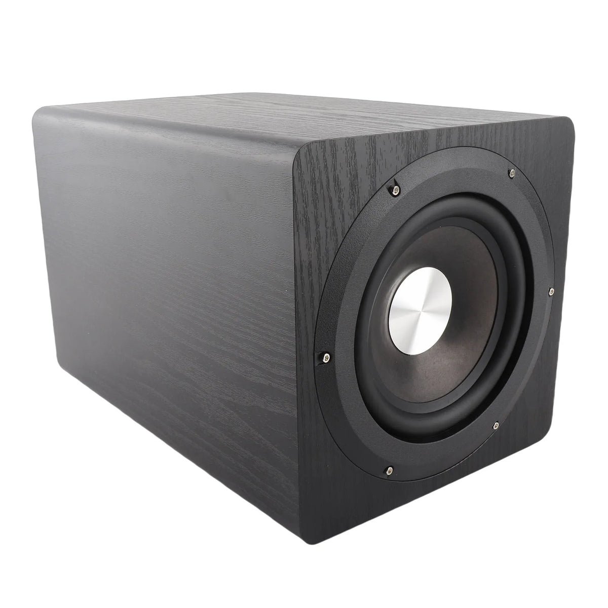 6.5 Inch Powered Subwoofer HiFi 100W High Power Deep Bass Turbocharged Subwoofer Black Subwoofer