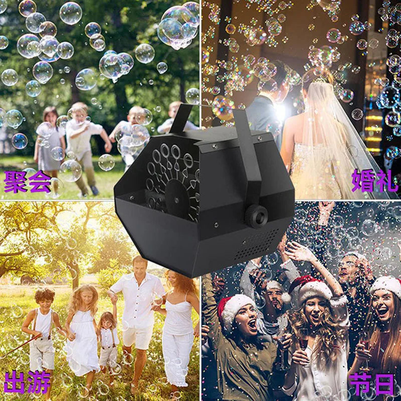 60W Remote-Control Stage Bubble Machine