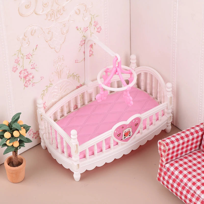 1:12 Dollhouse Miniature Baby Bassinet & Cradle