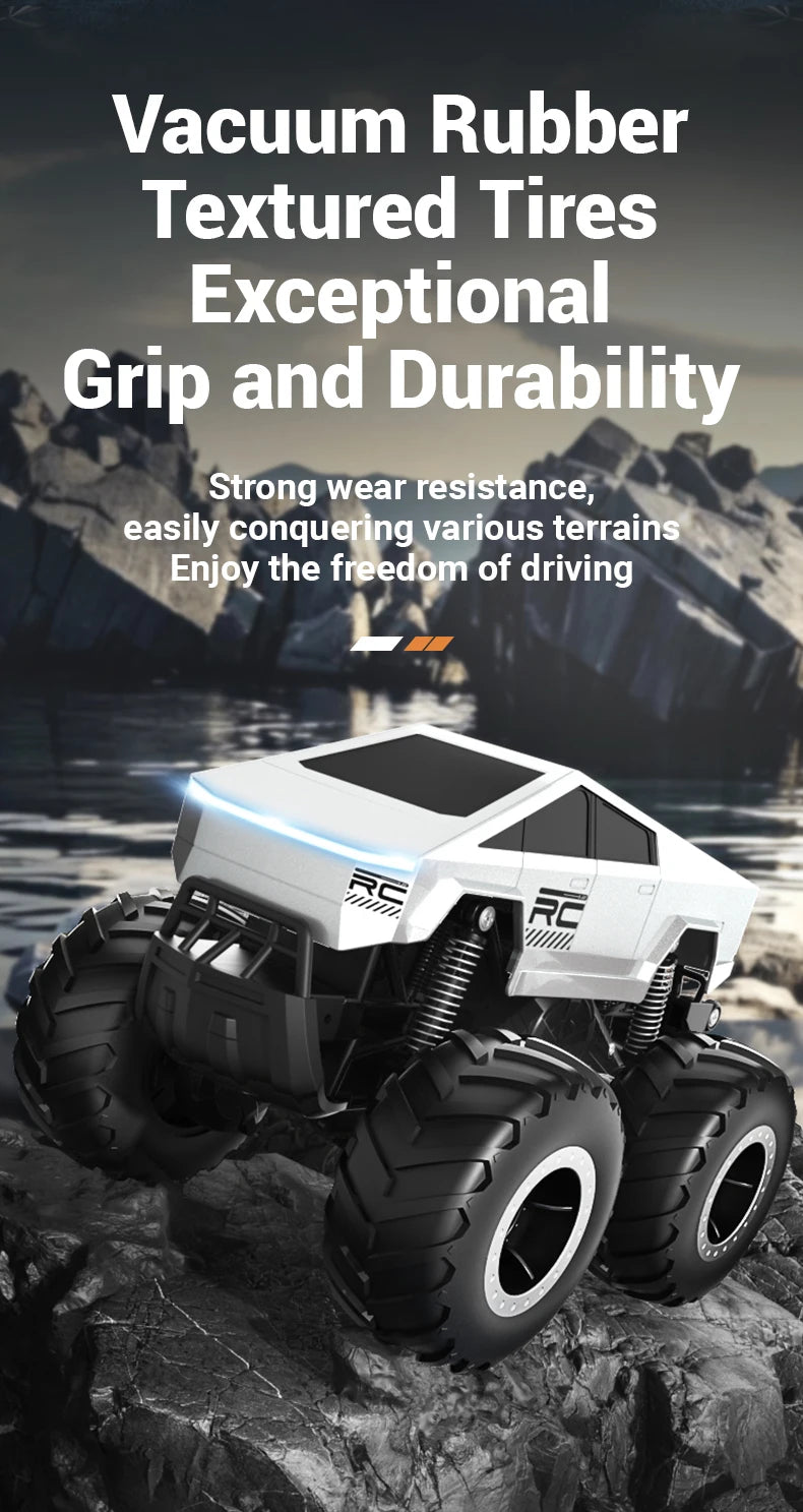 RC Car Amphibious Remote Control Cars Pickup Racing RC Truck Off-Road Big Wheel High Speed Electric Vehicle Toys For Kids Gift