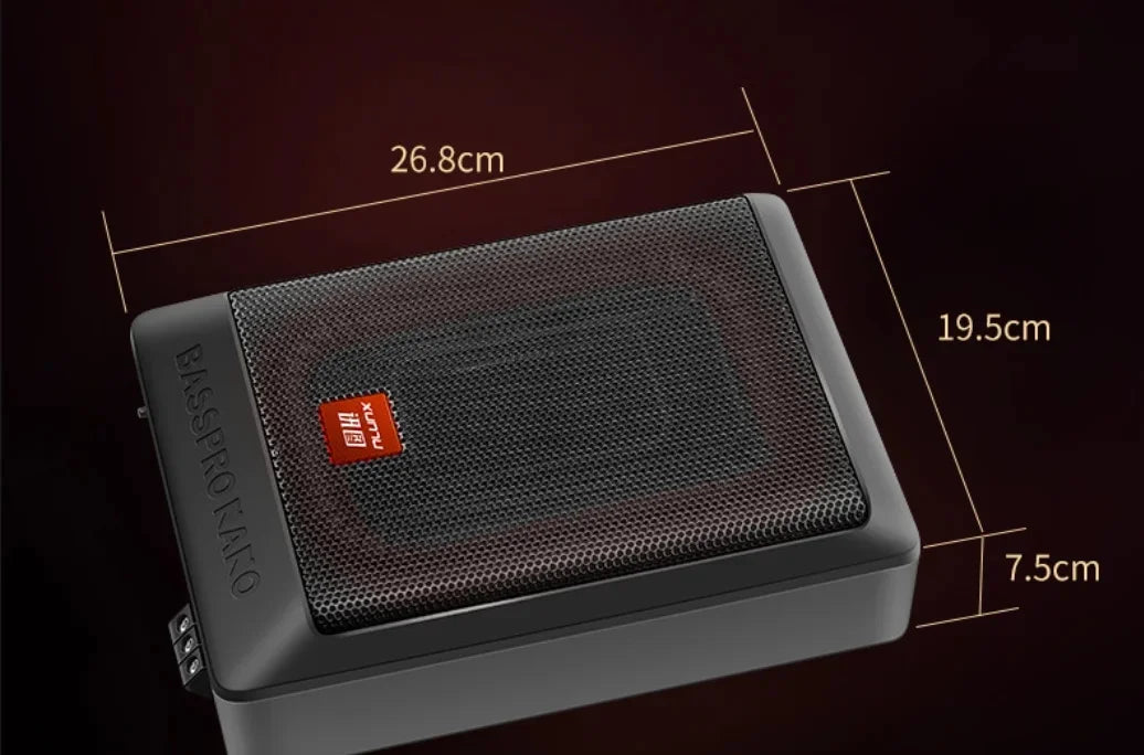 Car Audio Car Subwoofer Active Ultra-thin Seat Heavy Bass Sound System Amplified Subwoofer Loud Car Audio System Modify