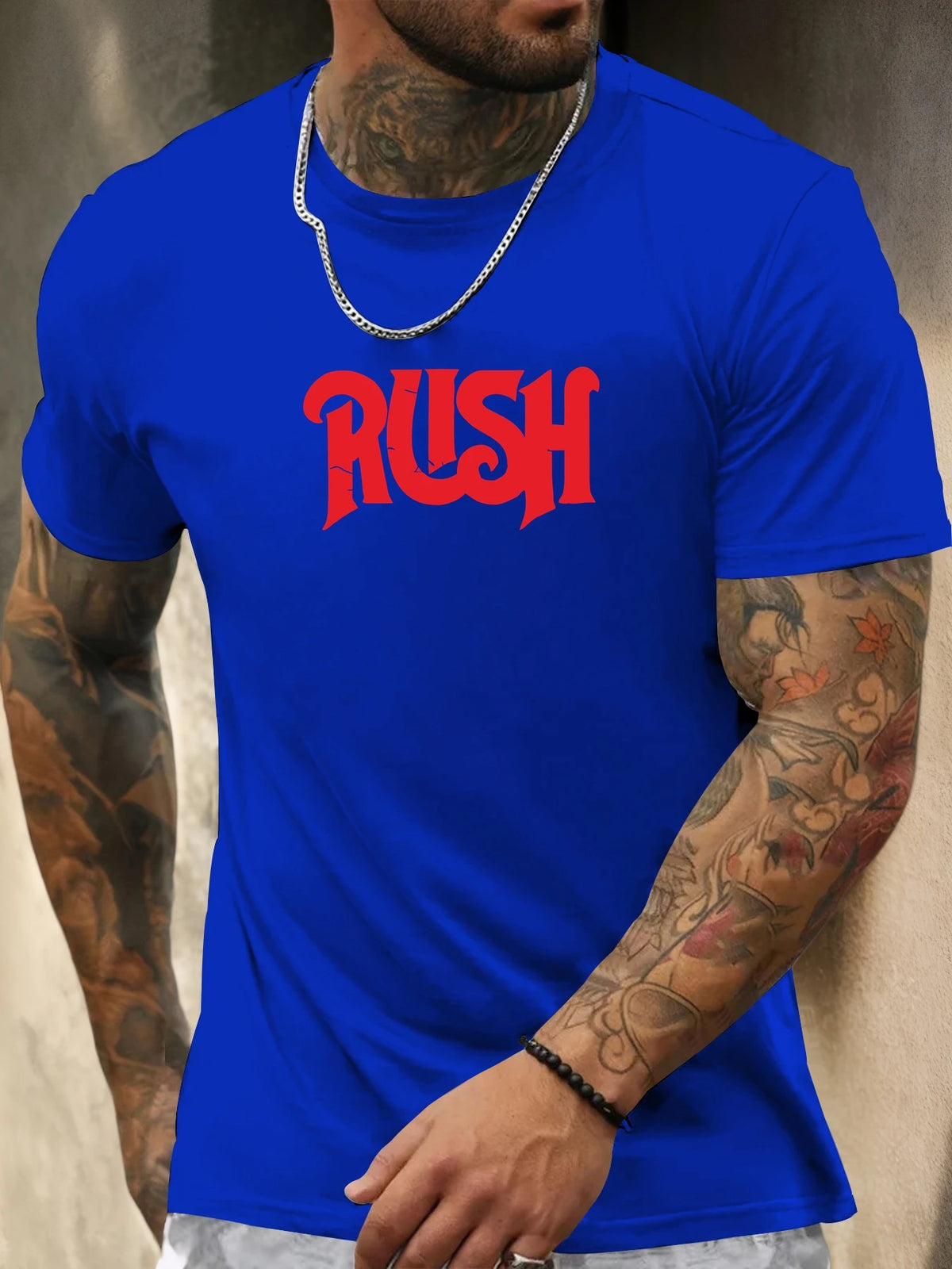 Men’s RUSH 100% Cotton Graphic T-Shirt