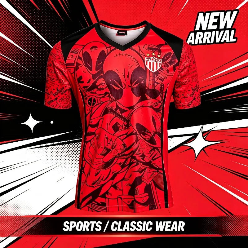 Playera de fútbol para niños Necaxa X DP Comic
