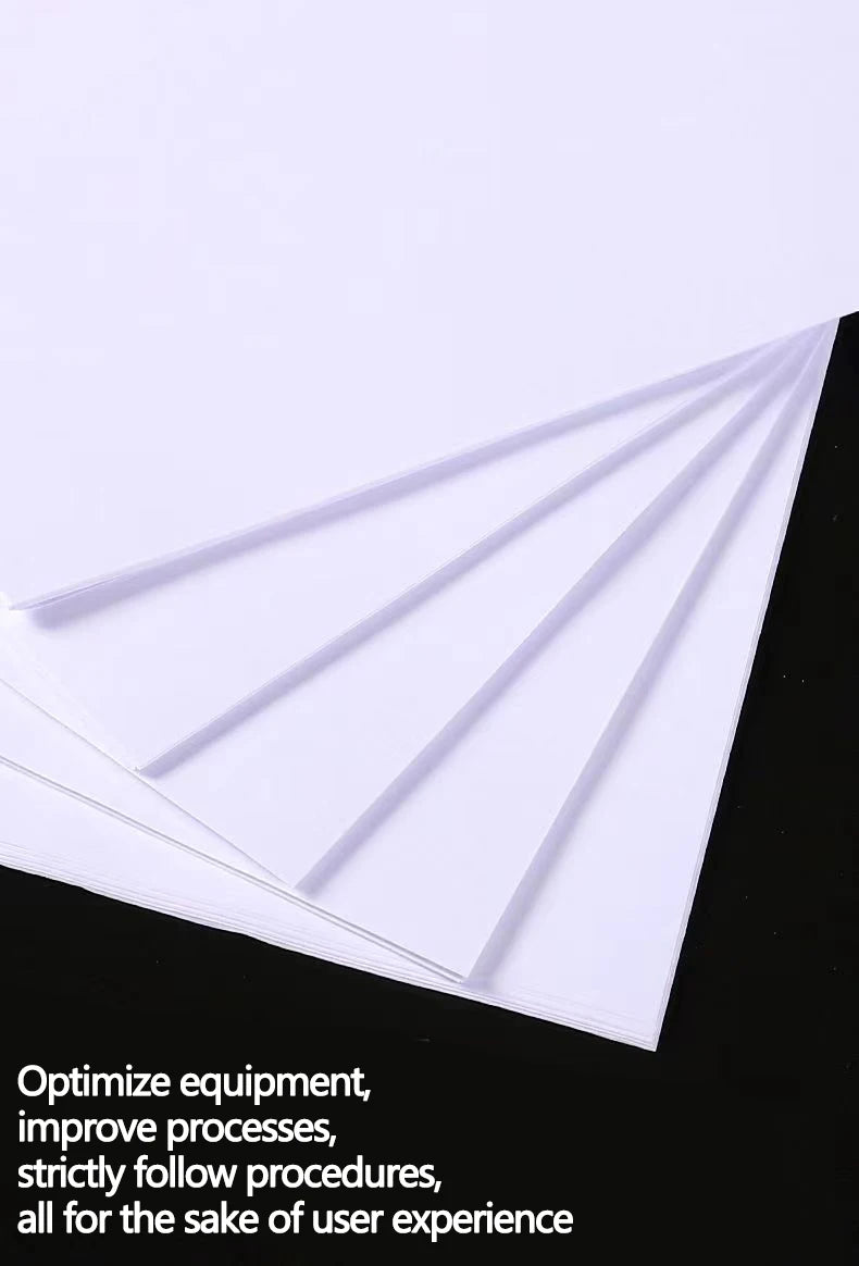 100pcs/lot A4 White Printer Paper Office Suppliesdraft Multi-purpose Business Printing Information Draft Wood Pulp Copy Papers