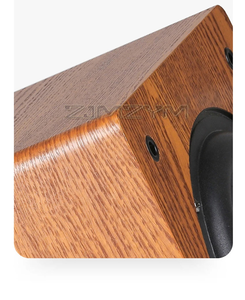 6.5-inch Large Magnetic Steel Subwoofer With Ultra-low Frequency And Passive Subwoofer 2.1 5.1 Home Theater Wooden Sound System