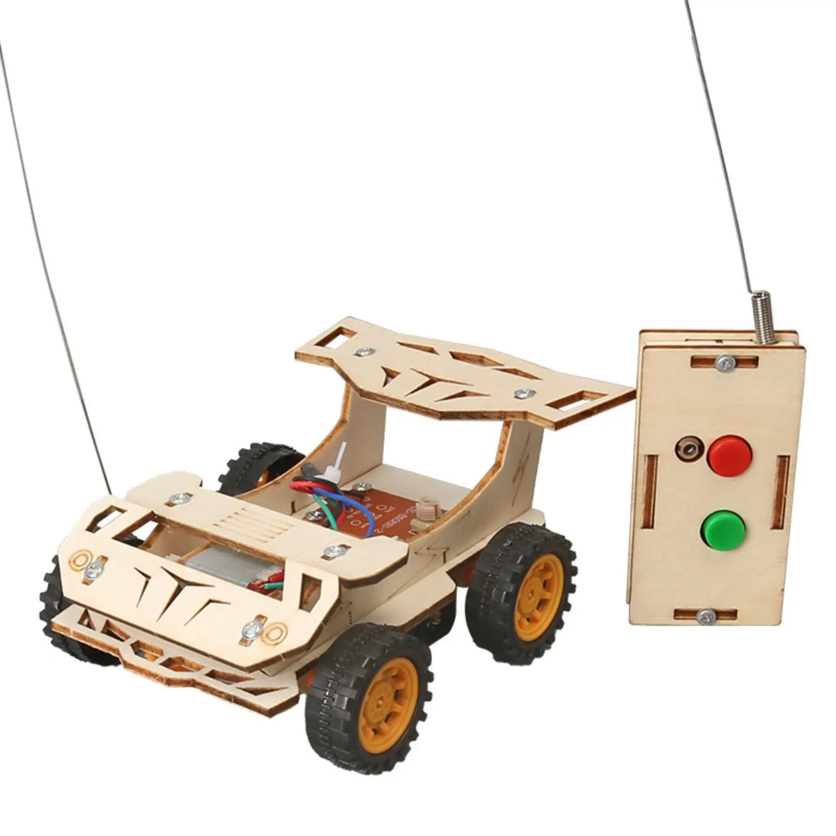 DIY Remote Control Car Kit Hands-on Learning Remote Control Vehicle Kit Develops Problem-Solving Skills RC Car Building Set for