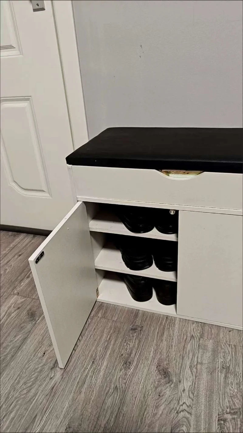 Entryway Shoe Bench with Storage