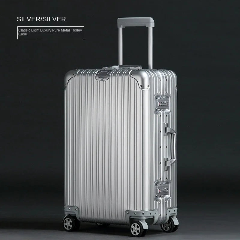 Aluminum-Magnesium TSA Lock Travel Suitcase