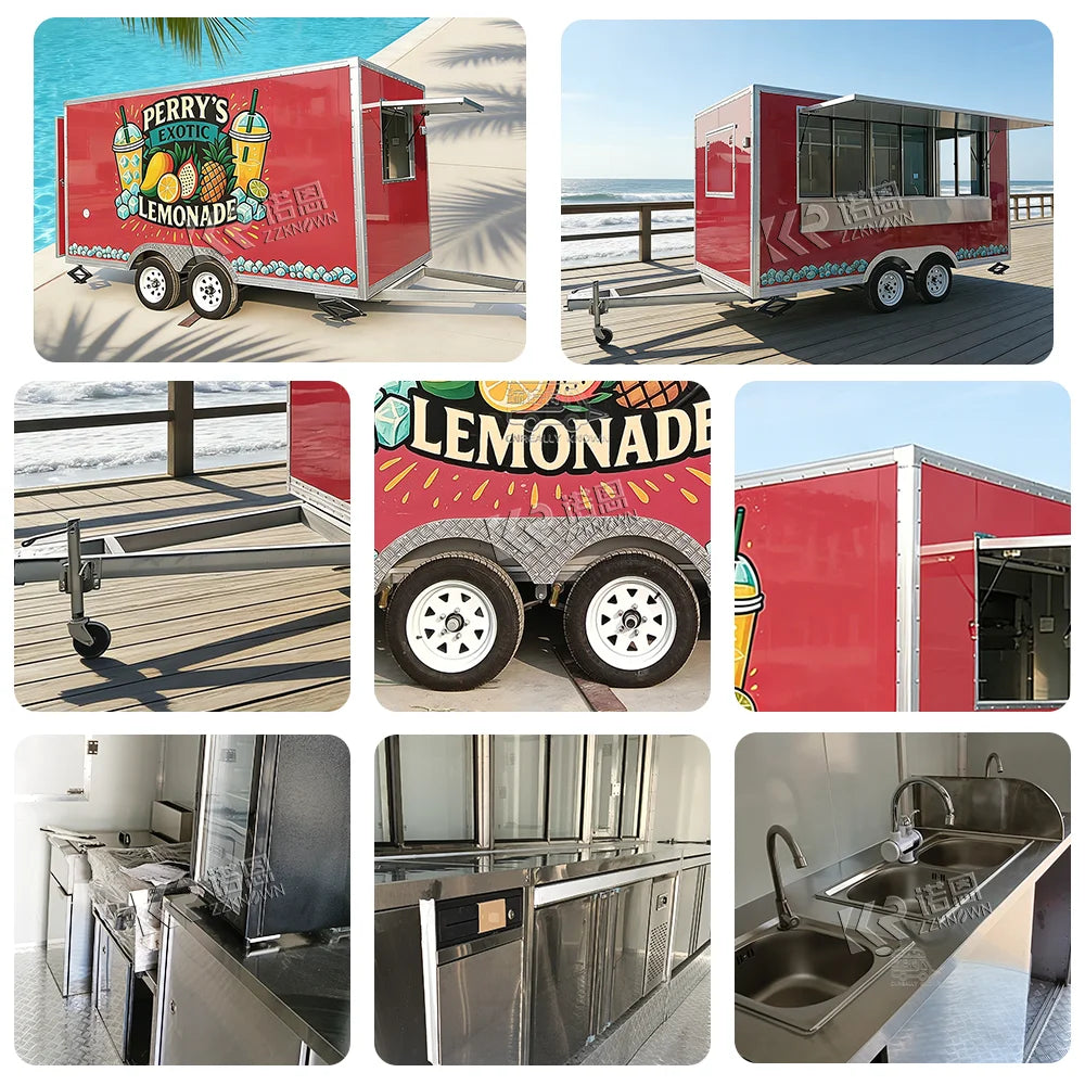 Multi-Function Mobile Fast-Food Trailer