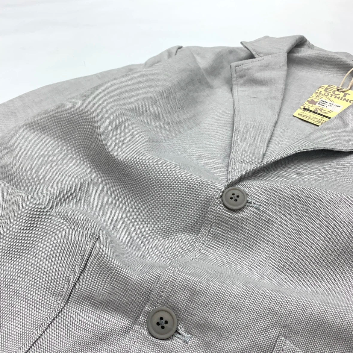 Chaqueta de traje para hombre de algodón y lino estilo japonés