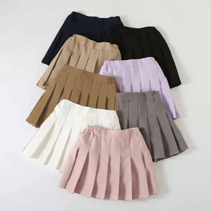 Girls’ Pleated School Uniform Skirt