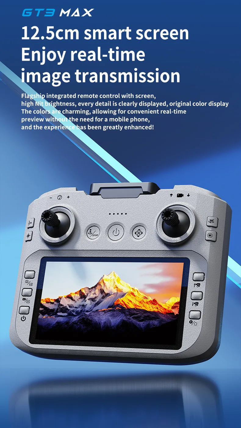 2025New GT3 MAX Drone 8K HD 4.3" Remote Control Headless Mode Helicopter 360° Flip Quadcopter Toys Mini Drone Fors Kid Toy Gifts
