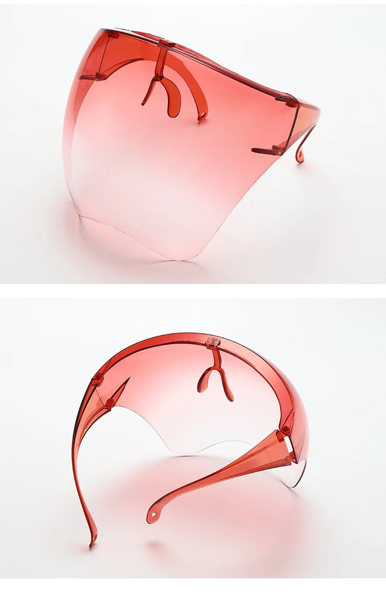 Gafas de sol con pantalla facial completa
