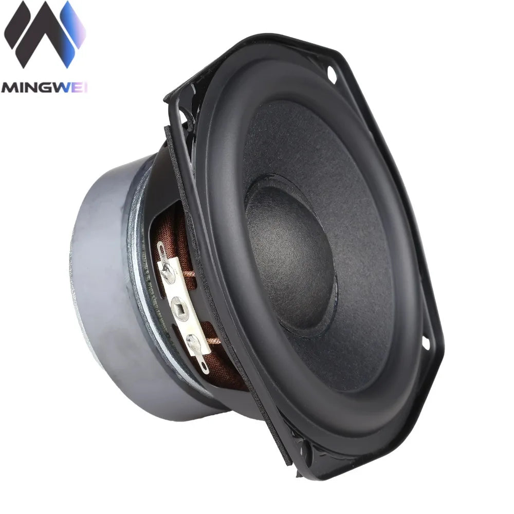 MW Audio 4.5" Subwoofer 4 Ohm 40W, 25mm Voice Coil Long Throw High Performance Bass Woofer 120mm