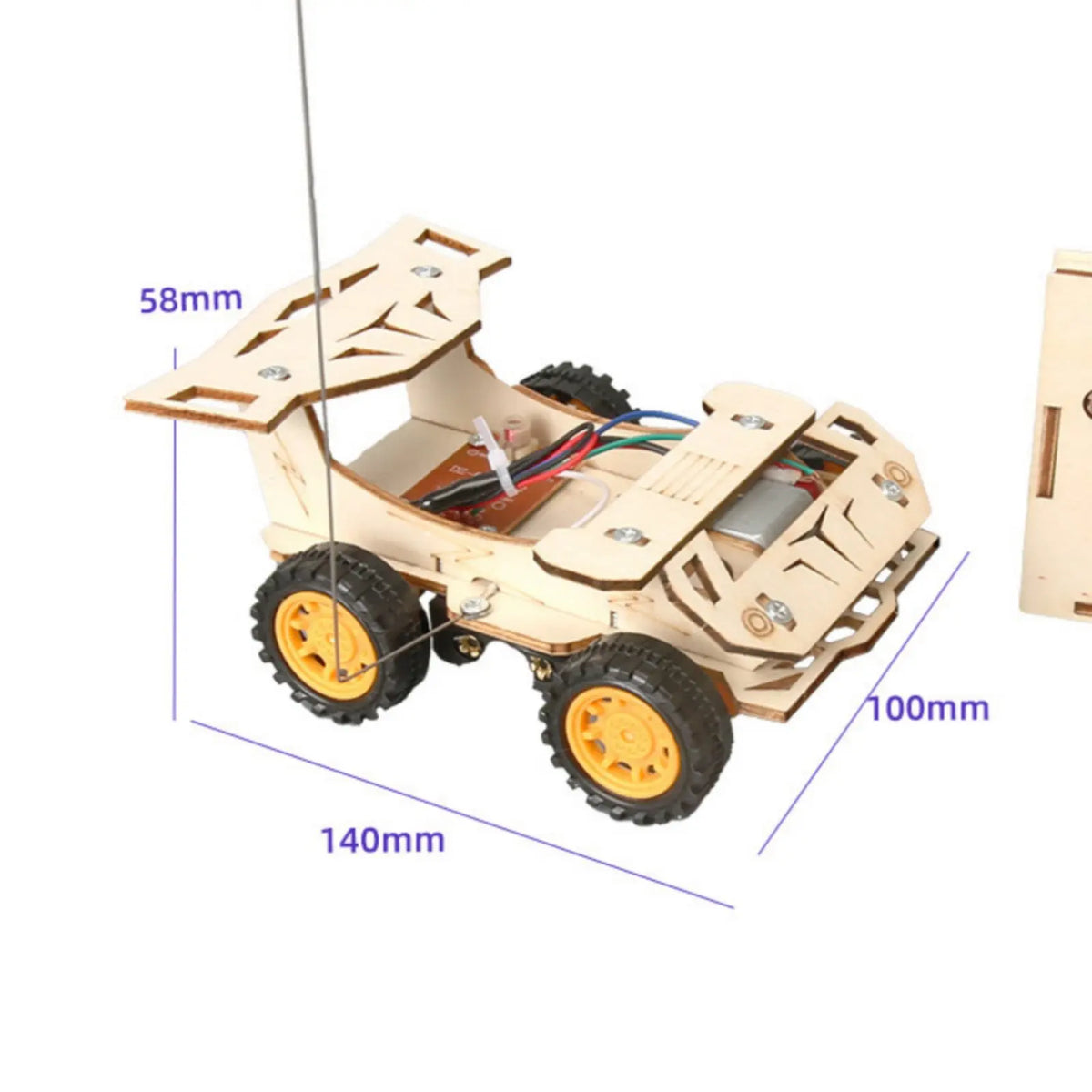 DIY Remote Control Car Kit Hands-on Learning Remote Control Vehicle Kit Develops Problem-Solving Skills RC Car Building Set for