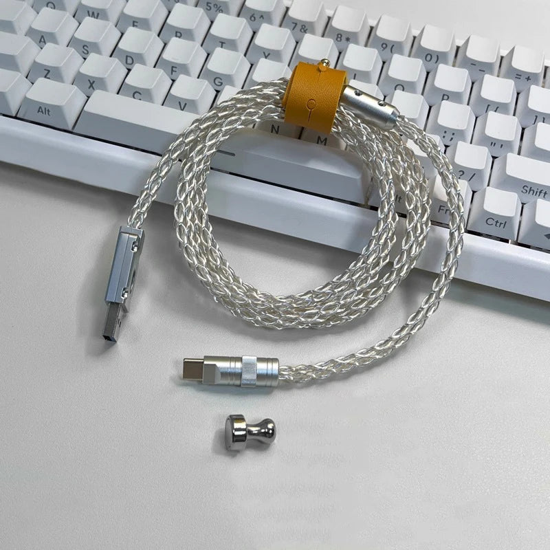 Magnetic Single-Crystal Copper Keyboard Cable