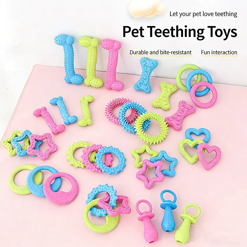 Bone-Shaped Bite-Resistant Dog Chew Toy