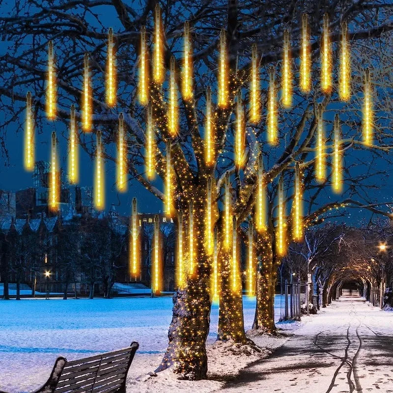 Christmas Meteor Shower LED String Lights