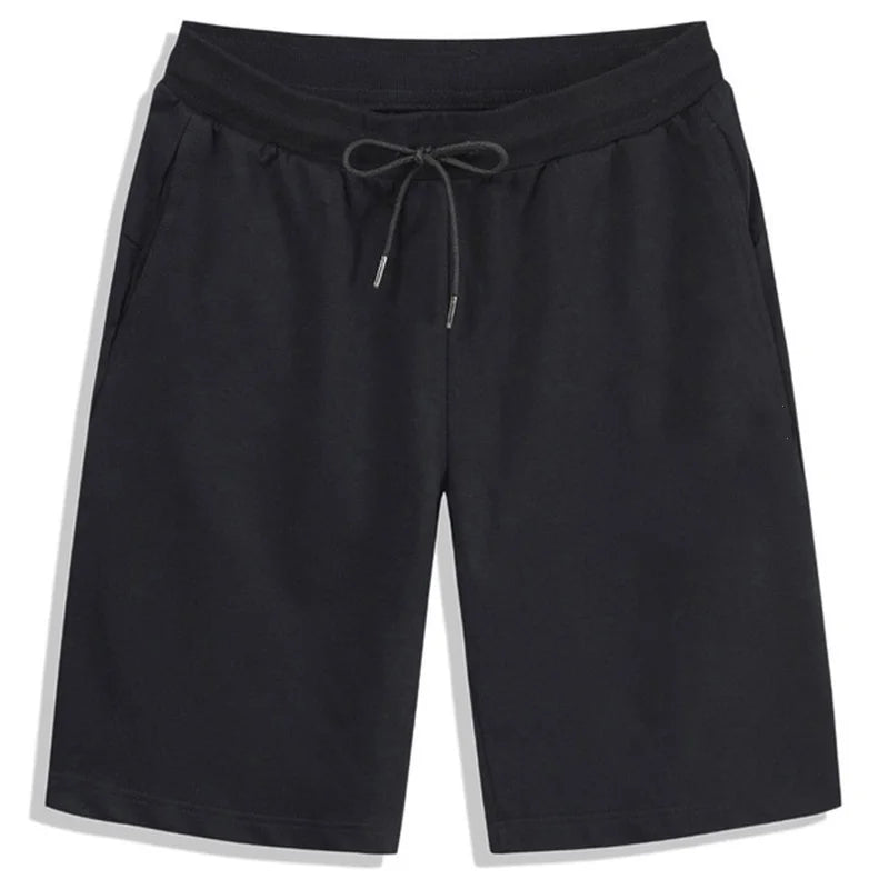 Men’s Drawstring Knee-Length Sports Shorts