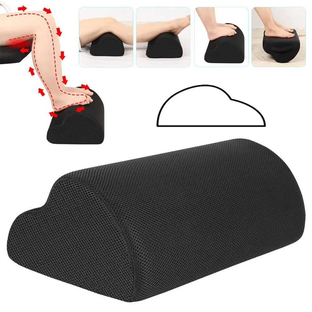 Ergonomic Under-Desk Foot Rest Cushion