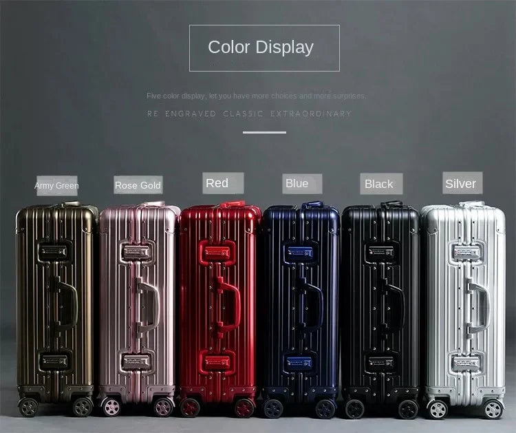 Aluminum-Magnesium TSA Lock Travel Suitcase