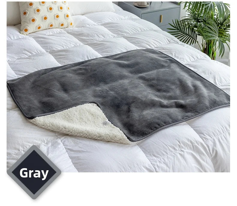 Waterproof Pet Blankets for Beds Soft Sherpa Fleece Dog Cat Blanket Double Side Flannel Warm Sofa Throw Blanket Pet Sleeping Mat Padilla Innovations LLC